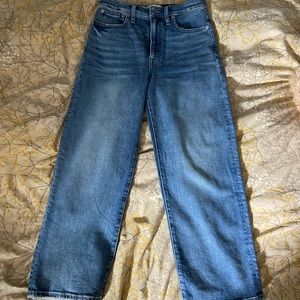 Madewell Slim Wide Crop Jeans